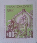 Stamps Chile -  Navidad' 95