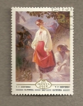 Stamps Russia -  Pintura campesina