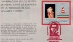 Stamps : America : Mexico :  Mexico Pedro Sainz de Baranda marcofilia 87