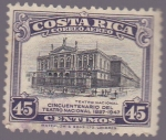 Stamps : America : Costa_Rica :  Teatro Nacional Cincuentenario del Teatro Nacional 1897-1947 - correo aereo