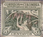 Sellos de America - Colombia -  Correos de Colombia - Departamento del Cauca - Cacao 