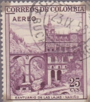 Stamps Colombia -  Correos de Colombia Aereo - Santuario de las Lajas Nariño 