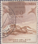Stamps : America : Colombia :  Correos de Colombia - Aereo - Nevado del Ruiz Manizales