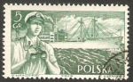 Stamps Poland -  847 - Vapor Kilinski