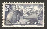 Sellos de Europa - Polonia -  849 - Barco Pokoj