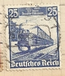 Stamps Germany -  Locomotora diesel