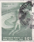 Sellos del Mundo : America : Chile : Campeonato Mundial de Futbol 1962