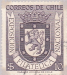 Stamps Chile -  Exposicion Filatelica Nacional 