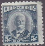 Sellos del Mundo : America : Cuba : Cuba Correos - Calixto Garcia 1832-1898