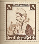 Stamps Germany -  Trajes regionales