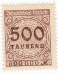 Stamps : Europe : Germany :  IMPERIO ALEMAN