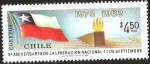 Stamps Chile -  9º ANIVERSARIO DE LA LIBERACION NACIONAL - 11 DE SEPTIEMBRE