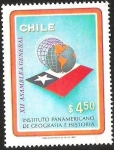 Stamps Chile -  XII ASAMBLEA INSTITUTO PANAMERICANO DE GEOGRAFIA E HISTORIA