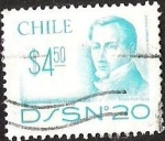 Stamps Chile -  DIEGO PORTALES - D/SNº 20