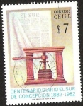 Stamps Chile -  CENTENARIO DIARIO EL SUR DE CONCEPCION. (1882 - 1982)