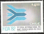 Stamps Chile -  SEGUNDA FERIA INTERNACIONAL DEL AIRE - FUERZA AEREA DE CHILE 