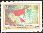 Stamps Chile -  PINTURA RUPESTRE. RIO IBAÑES - AISEN - UN PAIS PARA SOÑAR