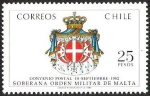 Stamps Chile -  SOBERANA ORDEN MILITAR DE MALTA