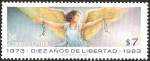 Stamps Chile -  DIEZ AÑOS DE LIBERTAD