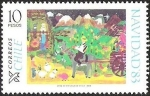 Stamps Chile -  NAVIDAD 83
