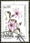 Sellos de America - Argentina -  FLORES - FLOR VIRREINA