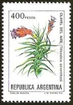 Sellos de America - Argentina -  FLORES - CLAVEL DEL AIRE