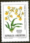 Stamps Argentina -  FLORES - FLOR DE PATITO