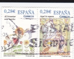 Stamps Spain -  Al levantar una lancha y Aquí te espero   (B)