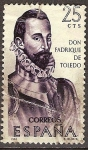 Stamps Spain -  Don Fadrique de Toledo.