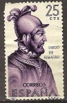 Stamps Spain -  Diego de Almagro