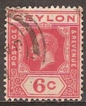 Stamps : Asia : Sri_Lanka :  El Rey Jorge V.
