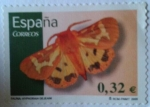 Stamps Spain -  fauna:hyphoraia dejeani 2009