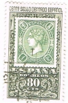 Stamps Spain -  CENT.SELLO DENTADO ESPAÑOL
