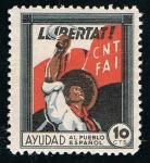 Stamps Spain -  CNT - FAI