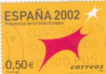 Stamps Spain -  Presidencia de la Unión Europea 2002   (B)