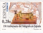 Stamps Spain -  150 Aniversario del Telégrafo en España (B)
