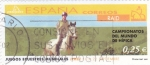Stamps Spain -  Juegos ecuestres mundiales jerez-  RAID    (B)