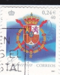 Stamps Spain -  Escudo real    (B)