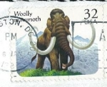 Stamps United States -  Woolly mammoth