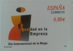 Stamps Spain -  igualdad en la empresa 2011