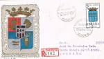 Stamps Spain -  SPD ESCUDO DE SEGOVIA CON MATASELLOS DE SEGOVIA. ED Nº 1637