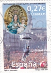 Stamps Spain -  Fiestas populares-Fiesta de la Virgen Blanca (Vitoria-Gasteiz)   (B)