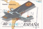 Stamps Spain -  vuelo España-Argentina   (B)