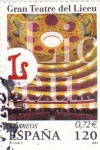 Stamps Spain -  Gran Teatra del Liceu