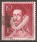 Stamps Spain -  Lope de Vega (autor).