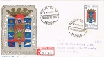 Stamps Spain -  SPD ESCUDOS DE SEVILLA CON MATASELLOS DE SEVILLA. ED Nº 1638