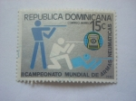 Stamps Dominican Republic -  campeonato mundial de armas neumaticas