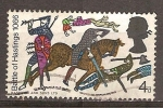 Stamps : Europe : United_Kingdom :  900a.Aniv de la batalla de Hasting,1066.