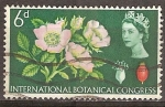 Stamps United Kingdom -  10a Int. Congreso Botánico de Edimburgo.