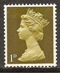 Stamps United Kingdom -  La Reina Isabel II.